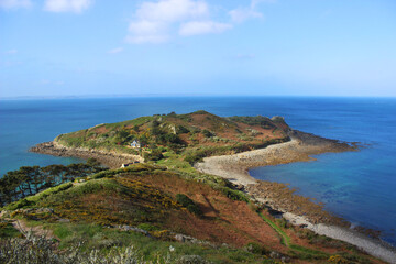 Point de Bihit dans les côtes d'Armor sur la côtes de granit rose