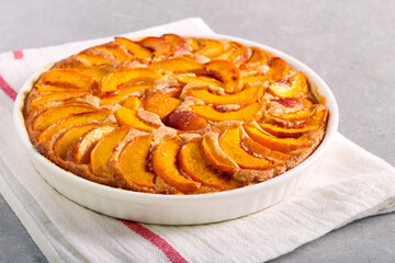 Peach cake