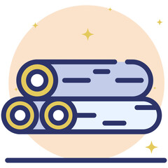 Fototapeta premium Logs 