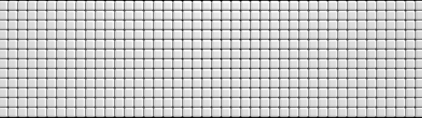 Abstract White Cubes Wall Background. White Cubes Wave Pattern Design Wall Background. 3D Illustration.