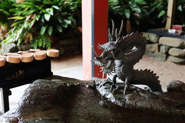 宮崎県青島神社の手水舎