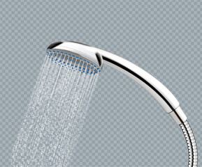 Shower Head On Transparent Background