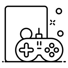 
Editable vector design of video game
