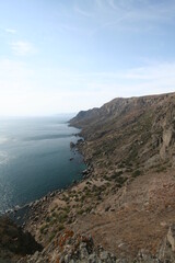 Fototapeta na wymiar Crimea, Meganom, Southern coast of Crimea, Fox Bay