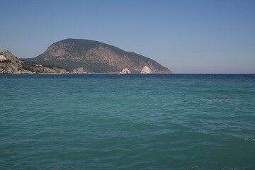 Fototapeta premium Crimea, Southern coast of Crimea, Gurzuf, Mount Bear