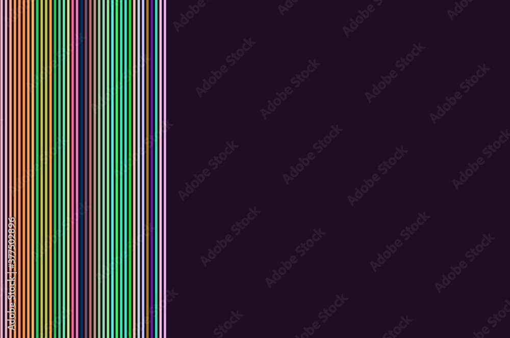 Poster abstract digital stripe pattern / abstract minimalistic background of a digital stripe pattern.