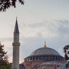 Hagia Sophia in Istanbul, Cathedral and mosque, Museum.