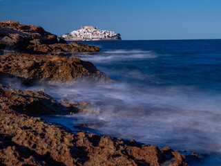 views of Peñiscola from the Sierra de Irta