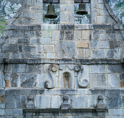 Sanctuary of the Virgen de la Asunción del Cébrano in the council of Teverga, in the Las Ubiñas-La Mesa Natural Park. Asturias. Spain.Europe