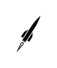 missile icon,vector best flat icon.