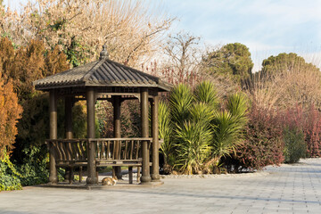 Gazebo in Laleh park, Tehran, Iran