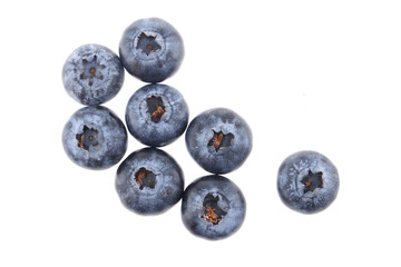 Blueberry. Blueberries in bowl isolated isolated on white background. With clipping path.