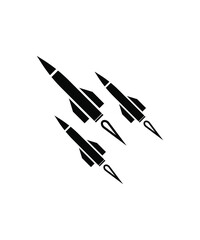 missile icon,vector best flat icon.