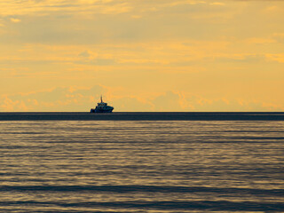 The Baltic Sea at sunset