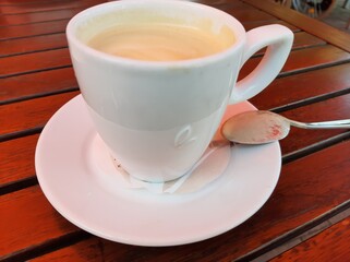 hot and deliciously flavored coffee