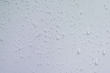 Raindrops on the wall