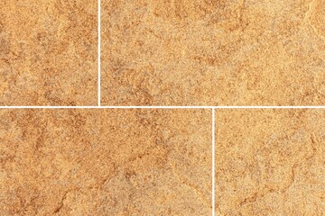 Fototapeta premium Brown marble stone tile floor texture and seamless background