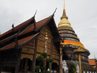 Naklejka premium Wat Phra That Lampang Luang is an important ancient site of the province