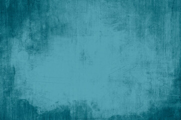 Blue scraped wall background