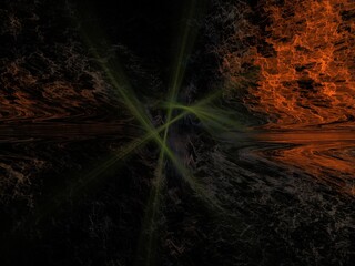 Imaginatory fractal background Image