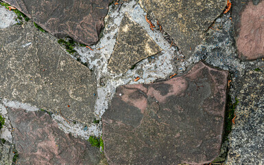 texture stone cement seam sidewalk