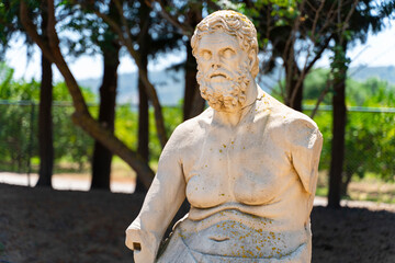 Claros (klaros) Ruins of Ancient City And Sculpture Made In Roman Empire Period. Claros is Apollo's...