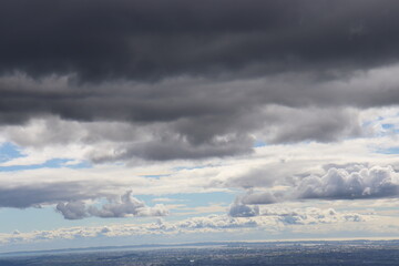 Obraz premium Japan's beautiful three-dimensional sky and clouds