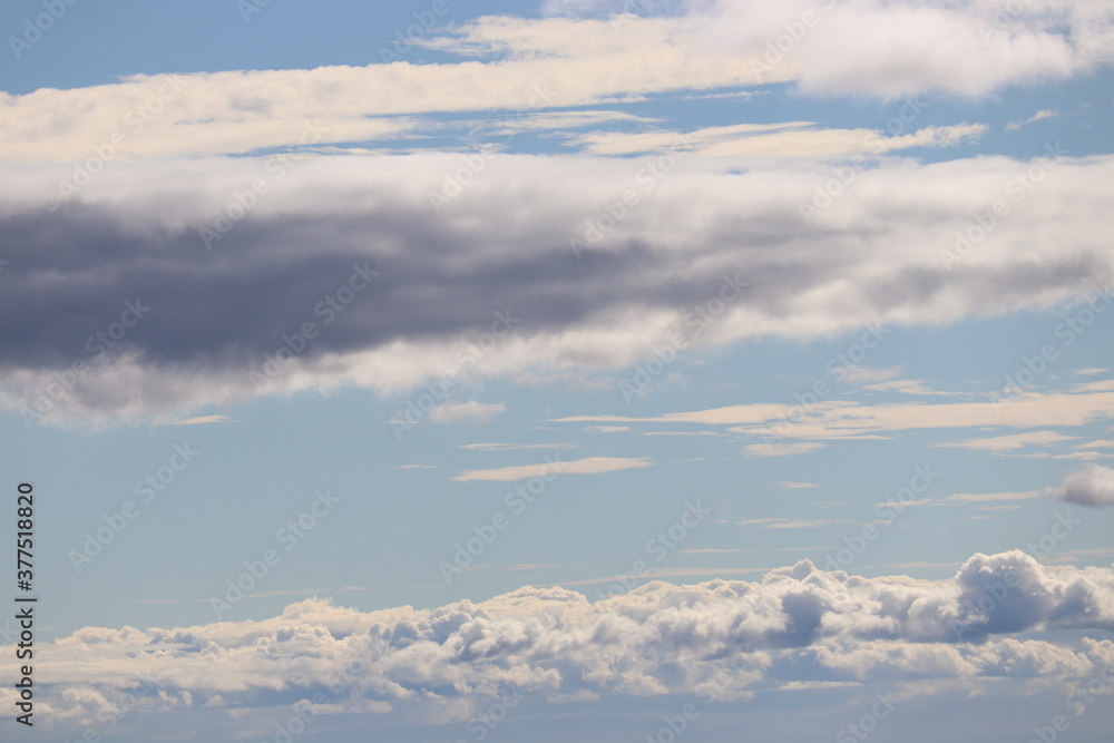 Wall mural japan's beautiful three-dimensional sky and clouds