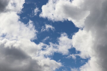 Japan's beautiful three-dimensional sky and clouds