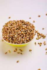 fresh Sprouted matki in bowl , Sprouted moth