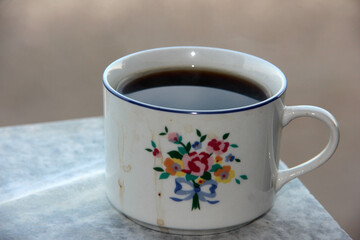 hot deliciously flavored Turkish coffee