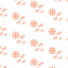 矢車に蜻蛉　パターン © hozuma