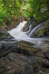 Fototapeta premium Waterfalls in Khao Yai National Park, Thailand