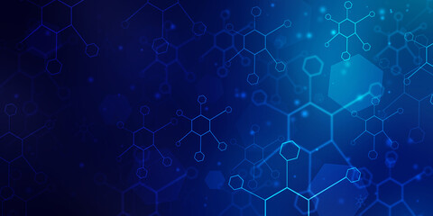 2D illustration medical structure background