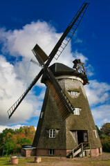 Fototapeta na wymiar The dutch windmill in Benz Usedom, Germany