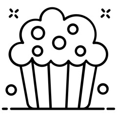
Fairy cake icon design, editable vector style 
