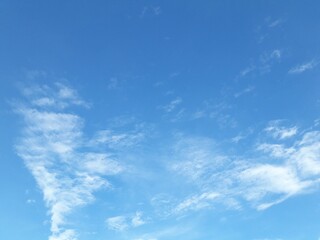 blue sky with clouds