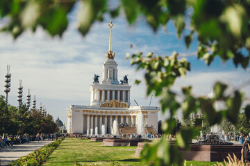Fototapeta premium Photo of architectural structures in Moscow