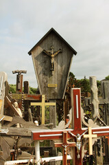 Legendary and holy Hill of Crosses, Siauliai, Lithuania is place of pilgrimage and worship for Christians of whole world. The Hill of Crosses is a unique monument of history and religious folk art