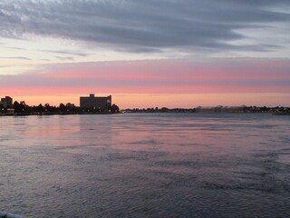 Sunrise Over the Lake