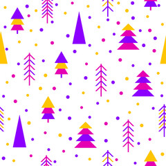 New year or christmas wrapping paper seamless pattern