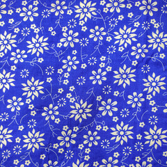 Abstract collection of seamless patterns with flowers, textile cloth, cotton print
