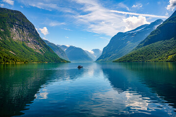 Beautiful Nature Norway. - 377538845