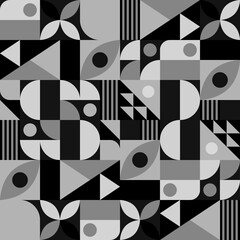 Abstract geometric pattern backgrounds. Neo pattern,  minimalist scandinavian retro poster graphics vector illustration. Geometric template poster, flyer, brochure neo pattern