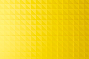 3d illustration of rows of yellow cube.Set of squares on monocrome background, pattern. Geometry  background