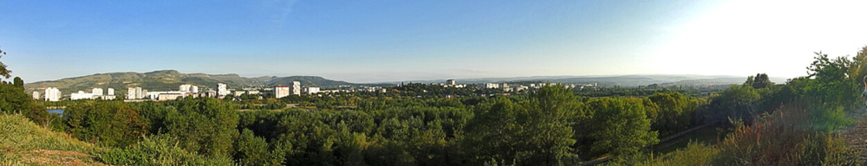 Fototapeta na wymiar Panorama of the Kislovodsk, Russia