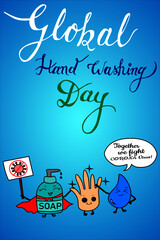 Fototapeta na wymiar International Hand Washing Day