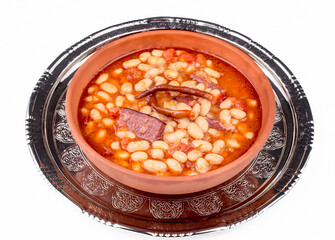 Traditional delicious Turkish foods; dried bean (kuru fasulye)