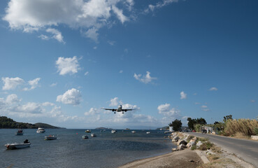 
9/12/2020 Greece, Skiathos Airport, amazing plane landings.