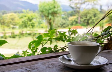 white ceramic cup of coffee